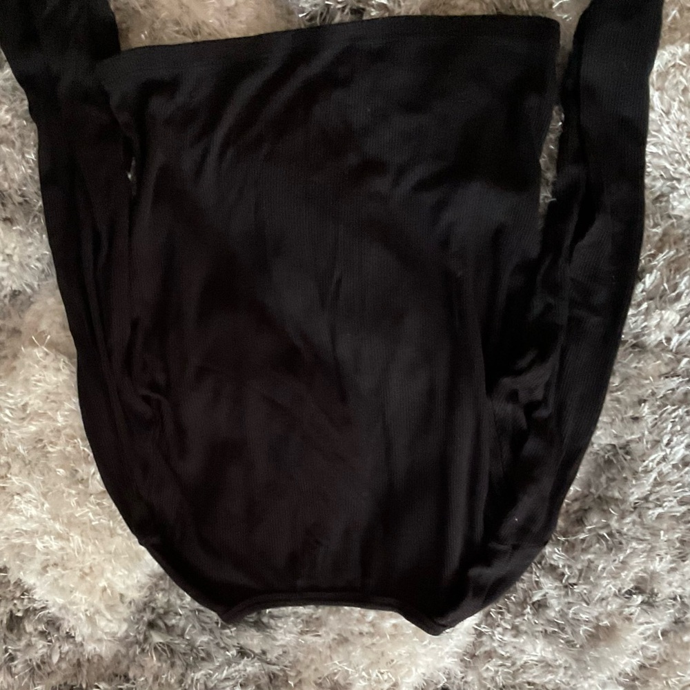 Black Long Sleeve Top